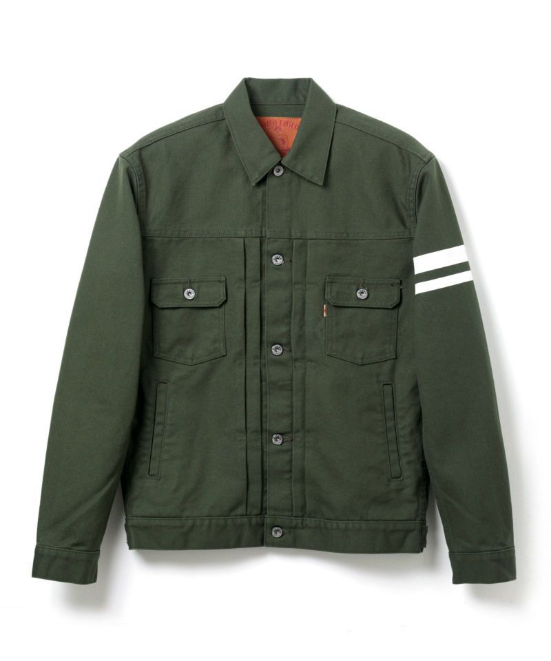 03 125 Going To Battle Label 2nd Type Canvas Jacket 2 Colors Momotaro Jeans Oni Denim Samurai Jeans Studio D Artisan Japanese Denim