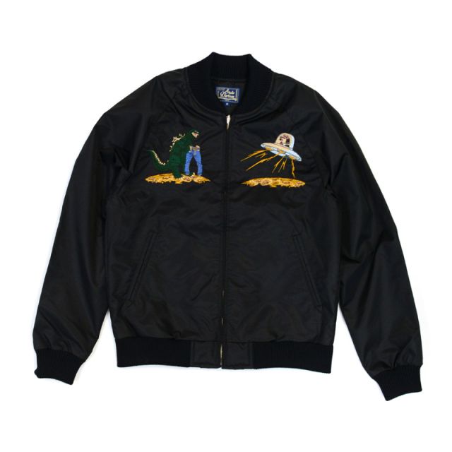 4417 Godzilla collaboration embroidered jacket - Tops | Momotaro 