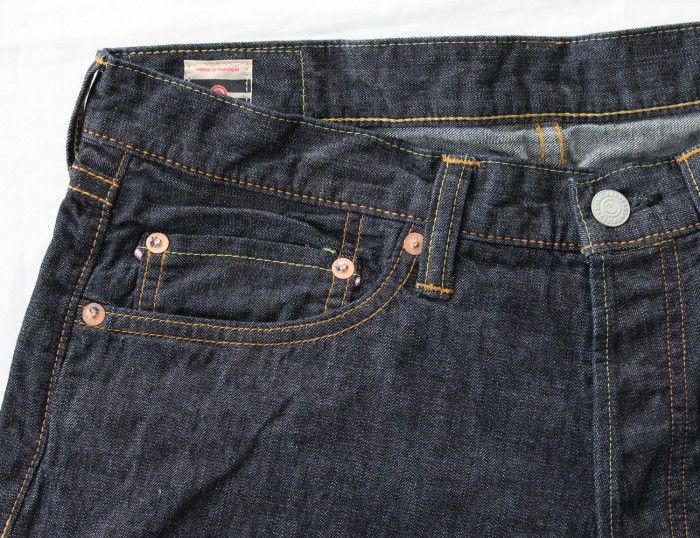 H0205SP ' Going to Battle Label ' 10oz Slim Short Pants (ID) - Bottoms |  Momotaro Jeans, ONI DENIM, Samurai Jeans \u0026 Studio D'Artisan | Japanese Denim
