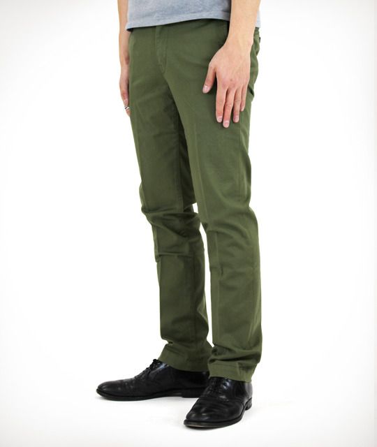 olive tapered pants
