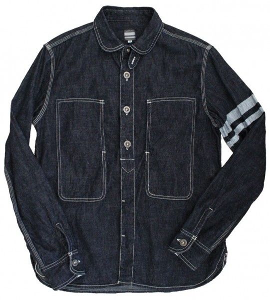 SJ191 8oz JUEL POCKET SHIRT （IND 