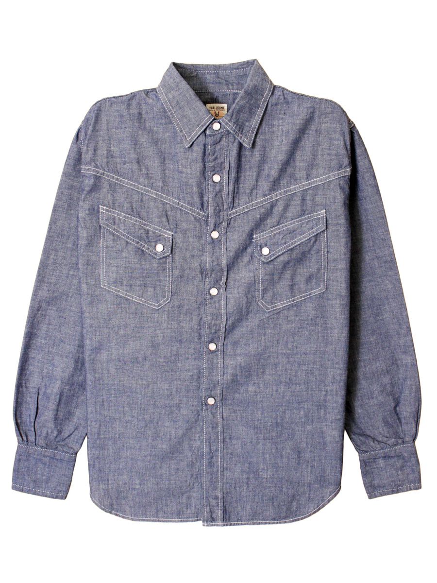 TCB Ranchman Shirt (Chambray) Western 