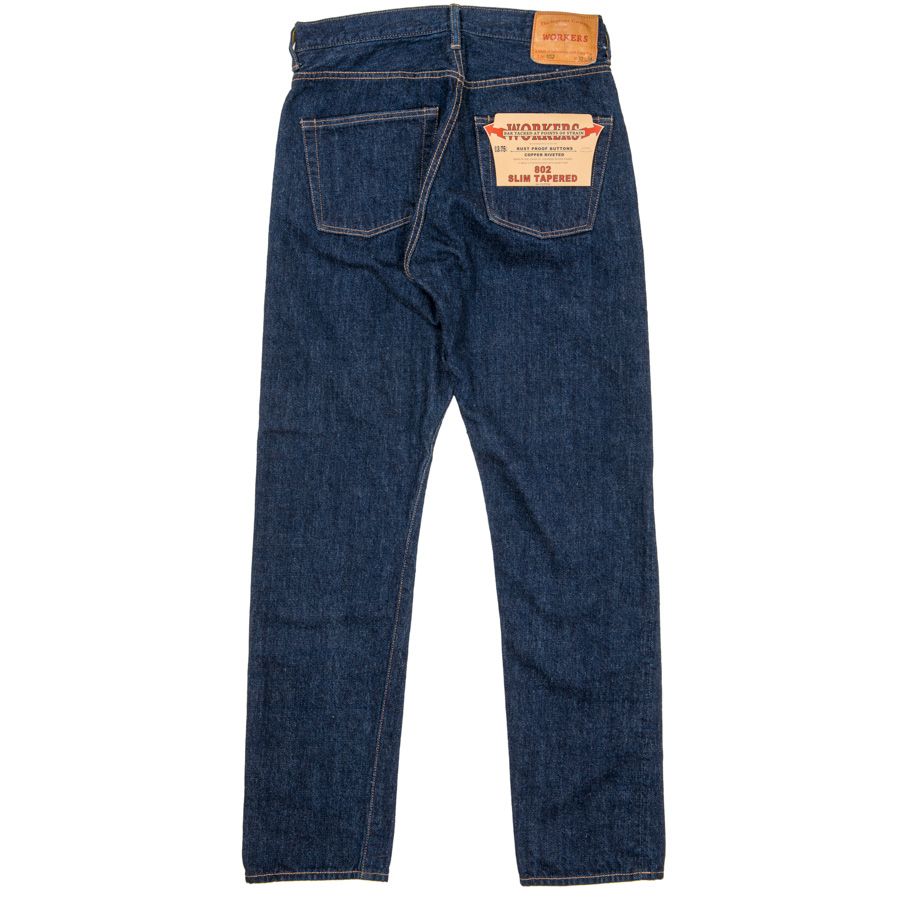 WKS802STA 13.75oz Lot 802 Slim tapered Jeans - WORKERS | Momotaro 