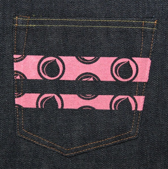 桃太郎momotaro Jeans Silk Screen Syutsujin Momo Momotaro Jeans Oni Denim Samurai Jeans Studio D Artisan Japanese Denim