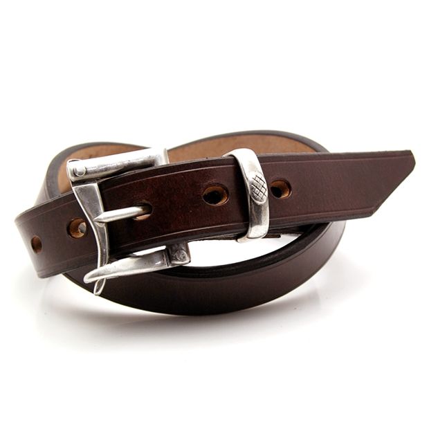 EDB33002AB Belt Men's Leather UK saddle leather 33mm width Fireman