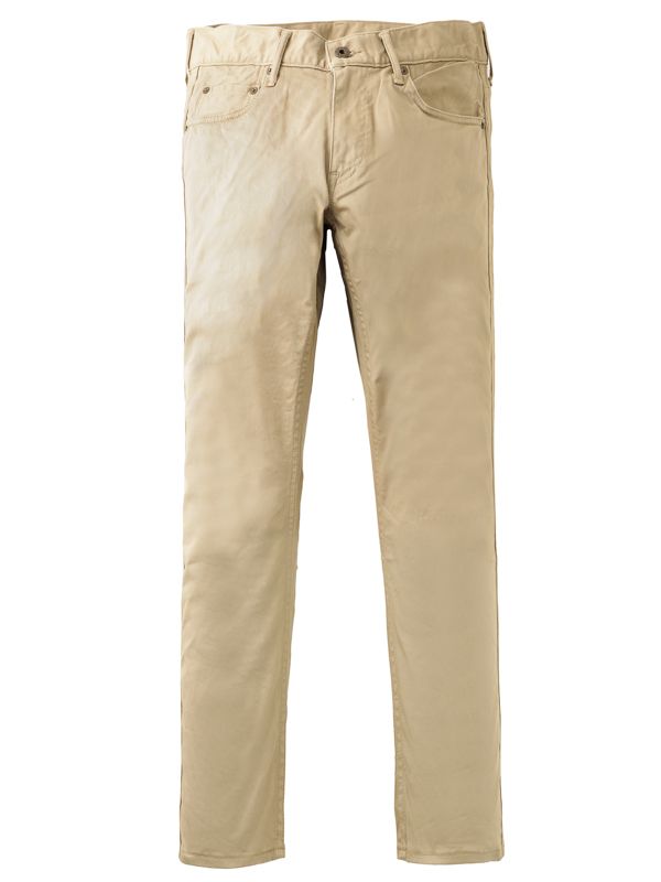 beige stretch jeans