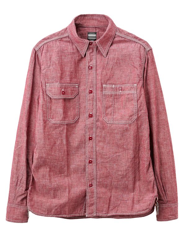 MS033 5oz Selvedge Chambray Workshirt 