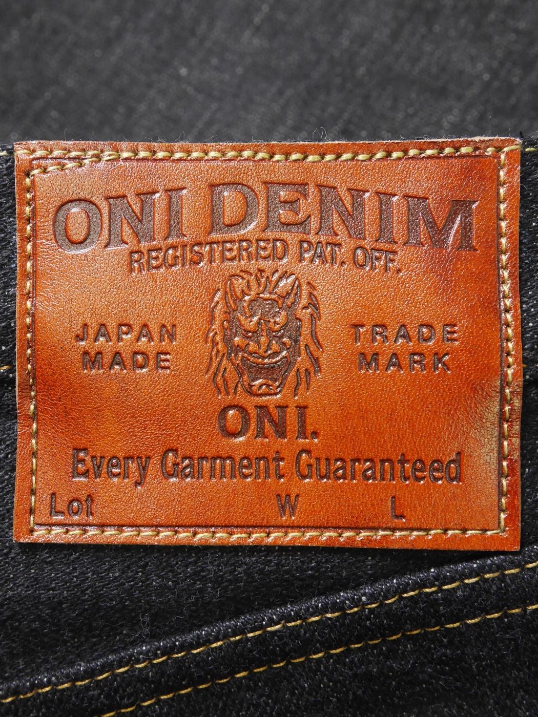 Oni Denim Oni 902aizumi 16oz Oni Aizumi Low Tension High Rise Relax Tapered Momotaro Jeans Oni Denim Samurai Jeans Studio D Artisan Japanese Denim