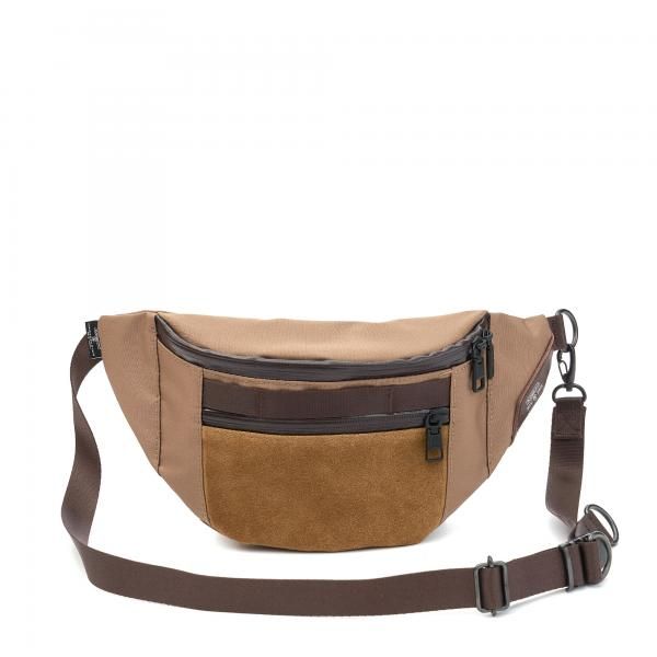 suede fanny pack