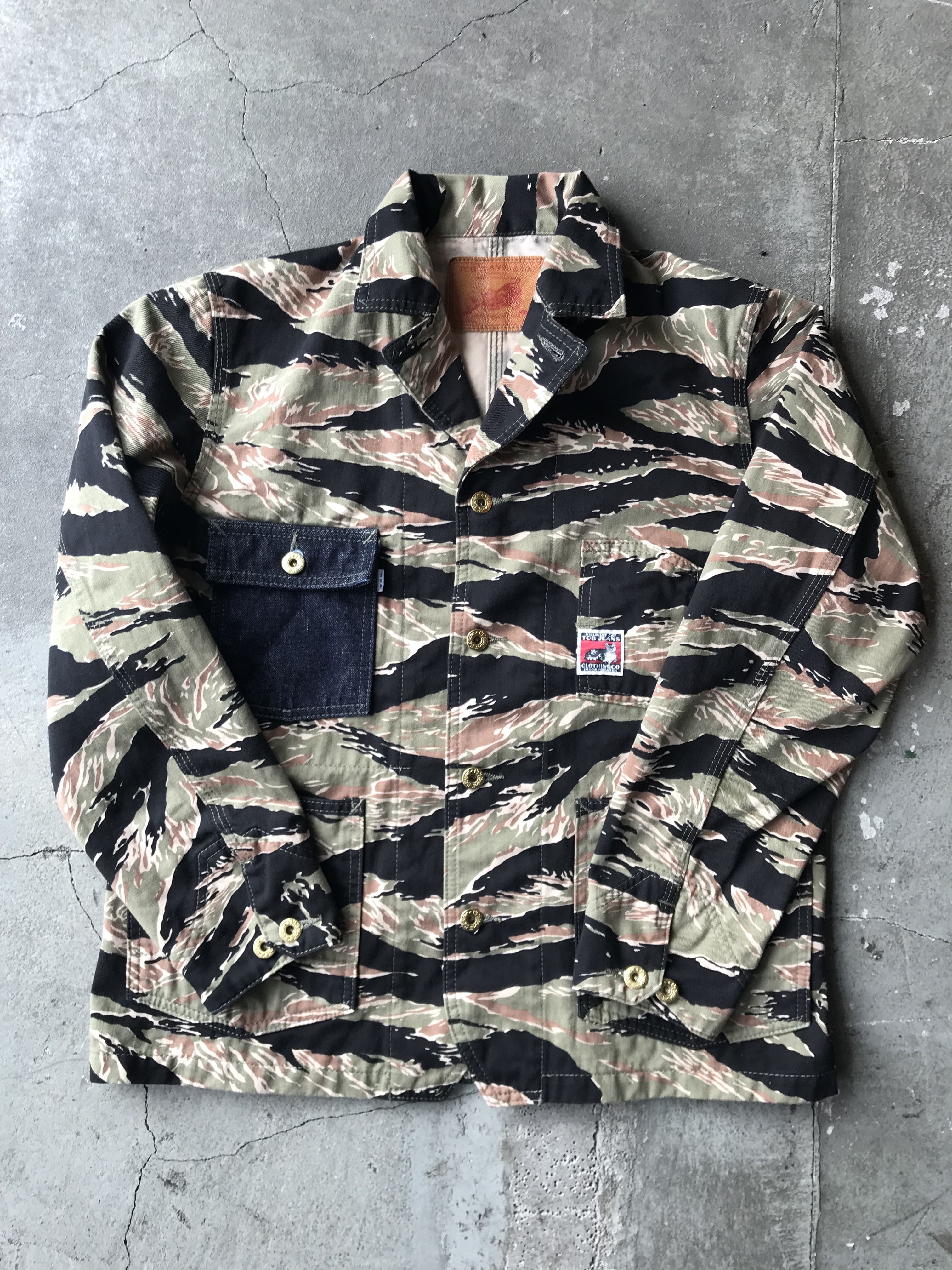 TCBDMCHJKTCAMO TCB JEANS x DENIMIO Tiger Camo Chore Jacket