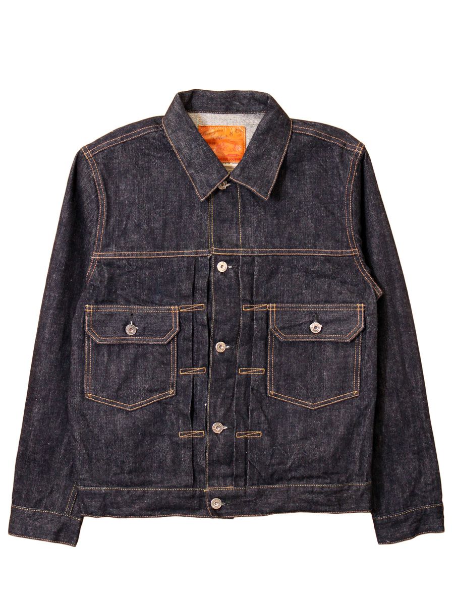 indigo trucker jacket
