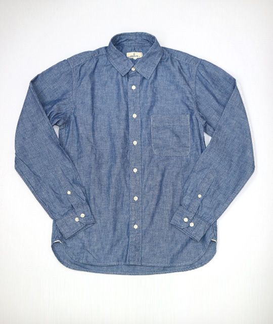 JBSA06 Selvedge shirt 5oz Côte d'Ivoire cotton Selvedge Chambray 