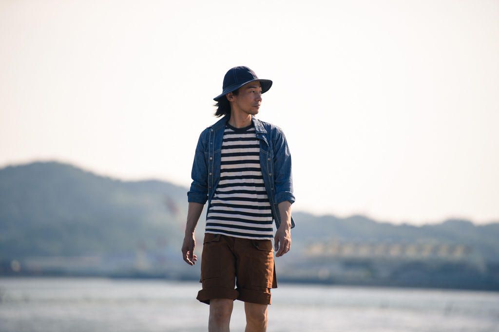 TCBCRWSHORTSBR Crawling Shorts Brown Canvas - 短褲- 褲裝| Momotaro